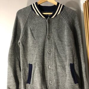 GapKids Thick Grey & Blue Cardigan (XL)